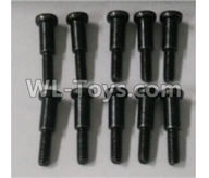 Wltoys 10402 10402.0869 Round head cross step screw(10pcs)-3X17PM-D6 lower half tooth - tooth length 8.9mm,Wltoys 10402 RC Car Parts,High speed 1:10 Scale 4wd,10402 Electric Power On Road Drift Racing Truck Car Parts