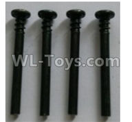 Wltoys 10402 10402.0867 Round head cross upper half screw(4pcs)-ST3X31PB-D6-Upper half-tooth length 6.5mm,Wltoys 10402 RC Car Parts,High speed 1:10 Scale 4wd,10402 Electric Power On Road Drift Racing Truck Car Parts
