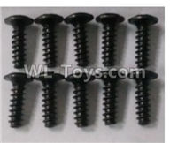 Wltoys 10402 10402.0871 Round head cross with self-tapping screws(10pcs)-3X10PWB-W6,Wltoys 10402 RC Car Parts,High speed 1:10 Scale 4wd,10402 Electric Power On Road Drift Racing Truck Car Parts