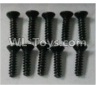 Wltoys 10402 10402.0872 Cross countersunk head tapping screw(10pcs)-ST3X12KB-D5.5,Wltoys 10402 RC Car Parts,High speed 1:10 Scale 4wd,10402 Electric Power On Road Drift Racing Truck Car Parts