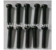 Wltoys 10402 10402.0875 Round head cross machine screw(10pcs)-3X14PM-D5,Wltoys 10402 RC Car Parts,High speed 1:10 Scale 4wd,10402 Electric Power On Road Drift Racing Truck Car Parts