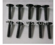 Wltoys 10402 10402.0876 Round head cross with self-tapping screws(10pcs)-ST3x14PWB-W8,Wltoys 10402 RC Car Parts,High speed 1:10 Scale 4wd,10402 Electric Power On Road Drift Racing Truck Car Parts