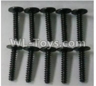 Wltoys 10402 10402.0877 Round head cross with self-tapping screws(10pcs)-ST3x16PWB-W8,Wltoys 10402 RC Car Parts,High speed 1:10 Scale 4wd,10402 Electric Power On Road Drift Racing Truck Car Parts