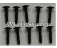 Wltoys 10402 10402.0892 Round head cross with self-tapping screws(10pcs)-ST2.5x12PWB-W6,Wltoys 10402 RC Car Parts,High speed 1:10 Scale 4wd,10402 Electric Power On Road Drift Racing Truck Car Parts