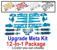 Wltoys 104019 Upgrade ALL Metal Kit Parts.12-In-1 Package.5 Colors you can choose.Wltoys 104019 1/10 Parts, Wltoys 104019 RC Car Accessories.