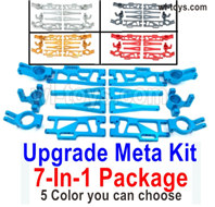 Wltoys 104019 Upgrade All Metal Kit Parts.7-In-1 Package.5 Colors you can choose.Wltoys 104019 1/10 Parts, Wltoys 104019 RC Car Accessories.