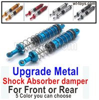 Wltoys 104019 Upgrade Metal Parts Front or Rear Shock Absorber Damper.Total 2pcs.5 Colors you can choose.Wltoys 104019 1/10 Parts, Wltoys 104019 RC Car Accessories.