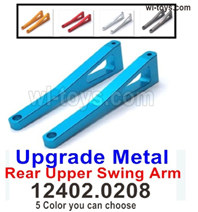 Wltoys 104019 Upgrade Metal Parts Rear Upper Swing Arm.12402.0208.Total 5 Colors you can choose.Wltoys 104019 1/10 Parts, Wltoys 104019 RC Car Accessories.