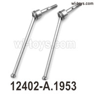 Wltoys 104019 Parts 12402-A.1953 Long CVD drive shaft set.Total 2pcs.Wltoys 104019 1/10 Parts, Wltoys 104019 RC Car Accessories.