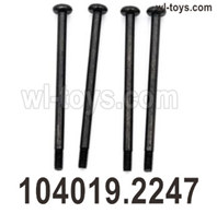 Wltoys 104019 Parts 104019.2247 Phillips round head step screw 2.5X41.5PM D5.5,The Lower half tooth length is 5mm.Wltoys 104019 1/10 Parts, Wltoys 104019 RC Car Accessories.