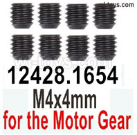 Wltoys 104019 Parts 12428.1654 M4X4 Machine screws For the Official Motor Gear.Total 8pcs.Wltoys 104019 1/10 Parts, Wltoys 104019 RC Car Accessories.
