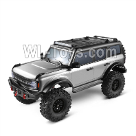 WLtoys 104020 RC Car,Gray Color,Wltoys 1/10 Electric Climbing Car 104020 4WD Professional 2.4G Independent 6Ch Receiver 100M 3000mAh Off-Road Vehicle Adult Toy