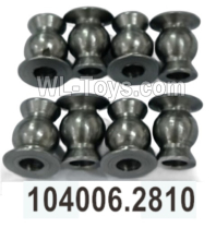 Wltoys 104020 Parts 104006.2810 Ball Head 5.8X8 Washer 7 Group.WLtoys 1/10 RC Car Crawler Accessories.