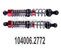 Wltoys 104020 Parts 104006.2772 Front Large Shock Absorber Group.WLtoys 1/10 RC Car Crawler Accessories.