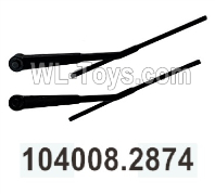Wltoys 104020 Parts 104008.2874 Front Left and Right Wiper Group.WLtoys 1/10 RC Car Crawler Accessories.