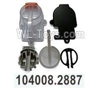 Wltoys 104020 Parts 104008.2887 Front Left Light Seat Group.WLtoys 1/10 RC Car Crawler Accessories.