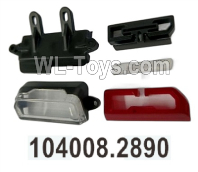 Wltoys 104020 Parts 104008.2890 Rear Left Light Seat Group.WLtoys 1/10 RC Car Crawler Accessories.