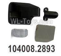 Wltoys 104020 Parts 104008.2893 Right Rearview Mirror Group.WLtoys 1/10 RC Car Crawler Accessories.
