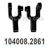 Wltoys 104020 Parts 104008.2861 Rear Left and Right Car Shell Fixing Seat Group.WLtoys 1/10 RC Car Crawler Accessories.