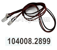 Wltoys 104020 Parts 104008.2899 Left and Right Rearview Mirror Light Group.WLtoys 1/10 RC Car Crawler Accessories.