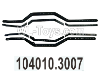 Wltoys 104020 Parts 104010.3007 Left and Right Side Strip Group.WLtoys 1/10 RC Car Crawler Accessories.