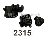 Wltoys 104020 Parts 104003.2315 Central Gearbox Cover Group.WLtoys 1/10 RC Car Crawler Accessories.