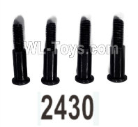 Wltoys 104020 Parts 104003.2430 Pan Head Hexagon Socket Machine Screws Shoulder 4X17TM D5.5 Group.WLtoys 1/10 RC Car Crawler Accessories.