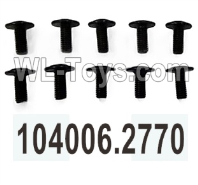 Wltoys 104020 Parts 104006.2770 Round Head Screws with Washer 2.5X6X7 Group.WLtoys 1/10 RC Car Crawler Accessories.