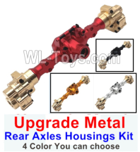 Wltoys 104020 Upgrade Metal Parts Rear Axles Housings Kit.4 Color you can choose.WLtoys 1/10 RC Car Crawler Accessories.