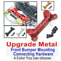 Wltoys 104020 Upgrade Metal Parts Front Bumper Mounting Connecting Hardware.4 Color you can choose.WLtoys 1/10 RC Car Crawler Accessories.