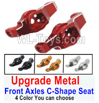 Wltoys 104020 Upgrade Metal Parts Front Axles C-Shape Seat.4 Color you can choose.WLtoys 1/10 RC Car Crawler Accessories.