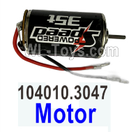 Wltoys 104020 Parts 104010.3047 550 Carbon Brush Motor -11.1V Rated Speed 12000 35T- Assembly.WLtoys 1/10 RC Car Crawler Accessories.