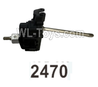Wltoys 104020 Parts 104003.2470 Front Straight Axle Right Reduction Gearbox Assembly.WLtoys 1/10 RC Car Crawler Accessories.