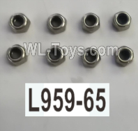 Wltoys 104020 Parts L959-65 M4 Lock Nut.WLtoys 1/10 RC Car Crawler Accessories.