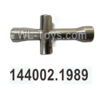Wltoys 104020 Parts 144002.1989.002 Zinc Alloy Phillips Socket Black Zinc Plated Group.WLtoys 1/10 RC Car Crawler Accessories.