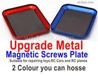 Wltoys 104072 Force Upgrade Parts-Upgrade Metal Magnetic Screws Plate. It is suit for Repairing the RC Cars,RC helicopter,RC Toys. Etc.