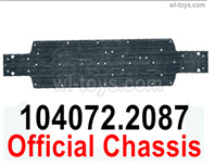 Wltoys 104072 Parts-Chassis,Official Chassis bottom Frame.104072.2087.Wltoys 104072 1/10 Parts, Wltoys 104072 RC Car Accessories.