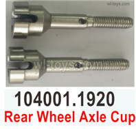 Wltoys 104072 Parts Rear Wheel Axle Cup.104001.1920.Total 2pcs.Wltoys 104072 1/10 Parts, Wltoys 104072 RC Car Accessories.