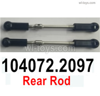 Wltoys 104072 Parts Rear Rod.104072.2097.Total 2pcs.Wltoys 104072 1/10 Parts, Wltoys 104072 RC Car Accessories.