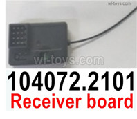 Wltoys 104072 Parts Receiver Board.Brushless Version Circuit board104072.2101.Wltoys 104072 1/10 Parts, Wltoys 104072 RC Car Accessories.