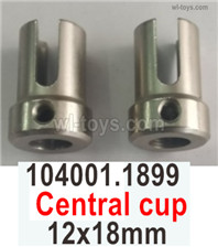 Wltoys 104072 Parts Central cup.104001.1899.Total 2pcs.The size is 12x18mm.Wltoys 104072 1/10 Parts, Wltoys 104072 RC Car Accessories.