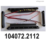 Wltoys 104072 Force Parts 104072.2112 Car Dome light group.Wltoys 104072 1/10 Parts, Wltoys 104072 RC Car Accessories.