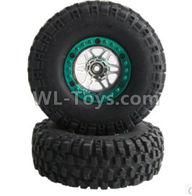 Wltoys 10428-C2 Whole wheel unit(1pcs)-(Inlucde the Wheel Hub,Tire lether,Tire positioning ring)-(Diameter-110mm,Thickness-35mm,12mm hexagonal engagement),Wltoys 10428-C2 Rc Car Parts,High speed 1:10 Scale 4wd,10428-C2 Electric Power On Road Drift Racing