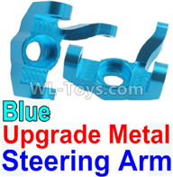 Wltoys 10428-C2 K949-11 Upgrade Metal Steering arm-Blue-2pcs,Wltoys 10428-C2 Rc Car Parts,High speed 1:10 Scale 4wd,10428-C2 Electric Power On Road Drift Racing Truck Car Parts