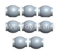 Wltoys 10428-2 Parts-113-03 10428-2.0365 6.0X5.9mm-ball head screw set(8pcs),Wltoys 10428-2 Rc Car Parts,High speed 1:10 Scale 4wd,10428-B2 Electric Power On Road Drift Racing Truck Car Parts
