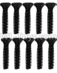 Wltoys 10428-2 Parts-114-03 A929-63 Countersunk head inner hexagon Screws-M2.6X10-Black zinc plated(10PCS),Wltoys 10428-2 Rc Car Parts,High speed 1:10 Scale 4wd,10428-B2 Electric Power On Road Drift Racing Truck Car Parts