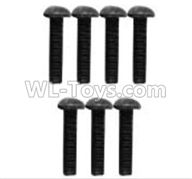 Wltoys 10428-C2 A929-81 Pan head hexagonal screw-3X8(10pcs),Wltoys 10428-C2 Rc Car Parts,High speed 1:10 Scale 4wd,10428-C2 Electric Power On Road Drift Racing Truck Car Parts