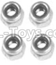 Wltoys 10428-2 Parts-124 A929-95 M3 Locknut(4PCS),Wltoys 10428-2 Rc Car Parts,High speed 1:10 Scale 4wd,10428-B2 Electric Power On Road Drift Racing Truck Car Parts