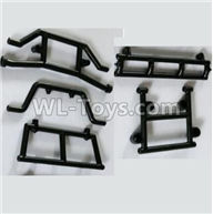 Wltoys 10428-2 Parts-130-05 10428-B.0318 Front and Rear Anti-collision Fixed seat,Wltoys 10428-2 Rc Car Parts,High speed 1:10 Scale 4wd,10428-B2 Electric Power On Road Drift Racing Truck Car Parts