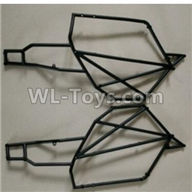 Wltoys 10428-C2 10428-B.0319 Left and Right Car side frame,Wltoys 10428-C2 Rc Car Parts,High speed 1:10 Scale 4wd,10428-C2 Electric Power On Road Drift Racing Truck Car Parts